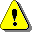 Microsoft icon of a yellow warning sign with an exclamation point.